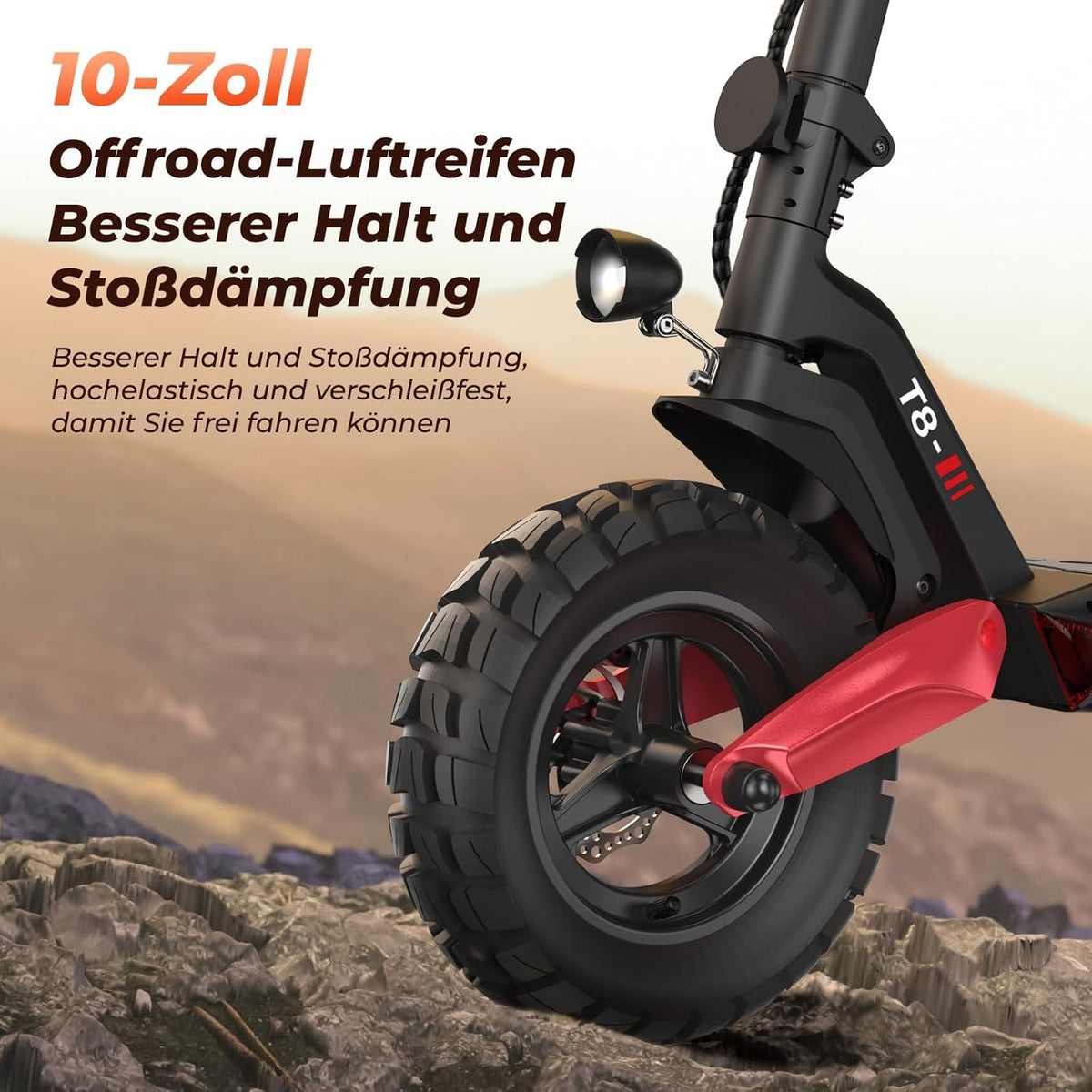 JAYSIMXIN Puissante Trottinette Électrique Adulte Scooter,10 Pouces Trottinette électrique Tout Terrain, App Intelligent, Batterie au Lithium 52V 33Ah,130 km 4-5 Heures de Charge.