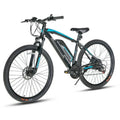 Hiland Rockshark Electric Bike Electric Mountain Bike Aluminum 26/27.5 inch 350W 20MPH Adults E-Bike Shimano 21 Speed Disc Brake Suspension Fork with 36V 10.4Ah Removable Battery