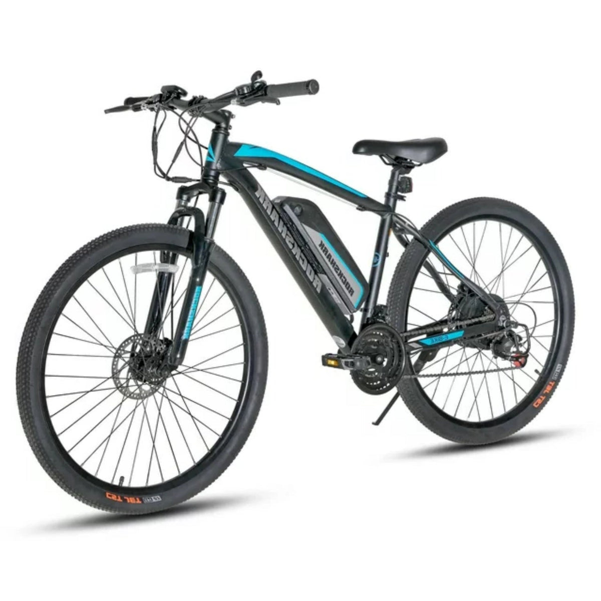 Hiland Rockshark Electric Bike Electric Mountain Bike Aluminum 26/27.5 inch 350W 20MPH Adults E-Bike Shimano 21 Speed Disc Brake Suspension Fork with 36V 10.4Ah Removable Battery